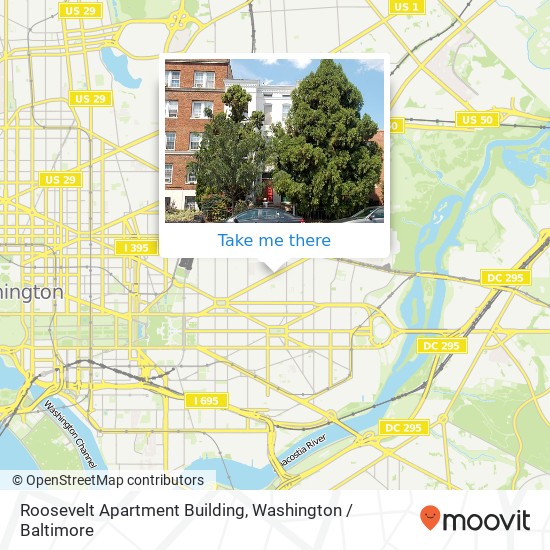 Roosevelt Apartment Building map