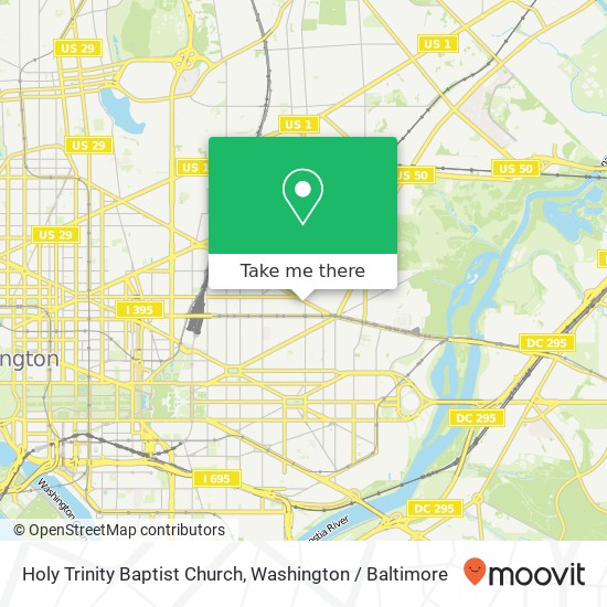 Holy Trinity Baptist Church map