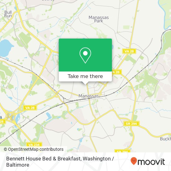 Mapa de Bennett House Bed & Breakfast