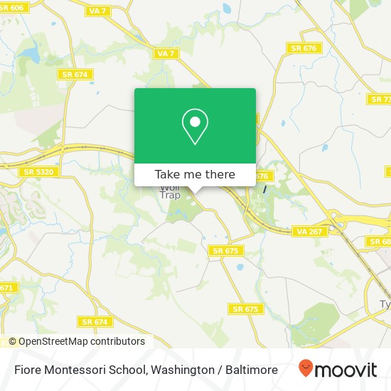 Fiore Montessori School map