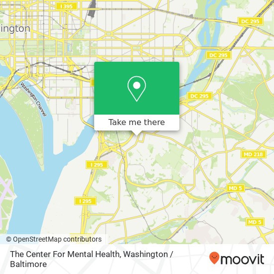 The Center For Mental Health map