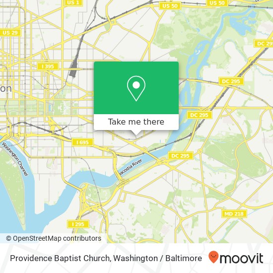 Mapa de Providence Baptist Church