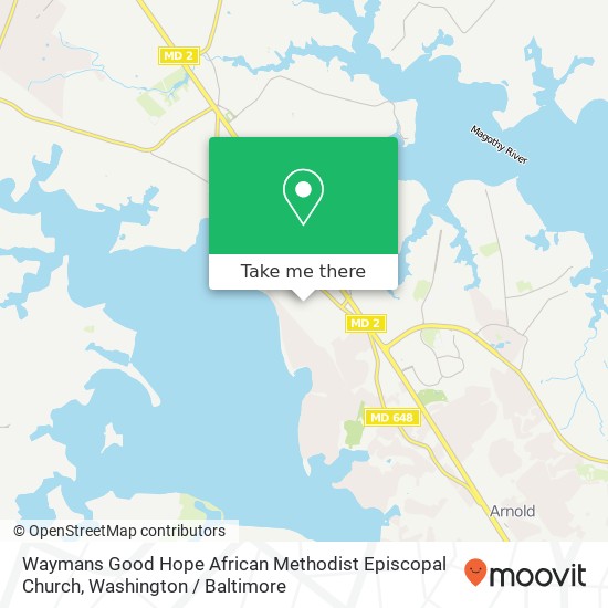 Waymans Good Hope African Methodist Episcopal Church map