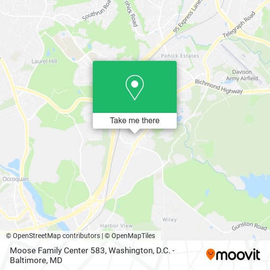 Moose Family Center 583 map