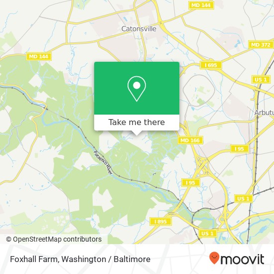 Foxhall Farm map