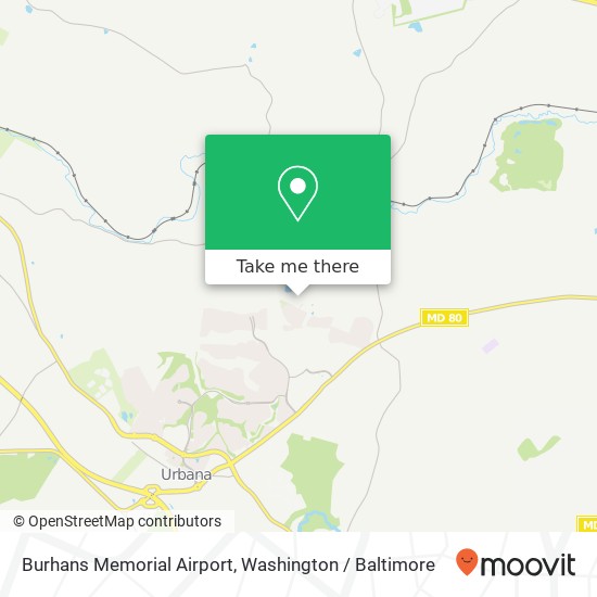 Burhans Memorial Airport map