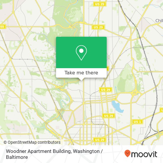 Mapa de Woodner Apartment Building