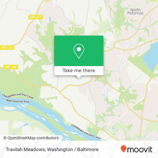Mapa de Travilah Meadows