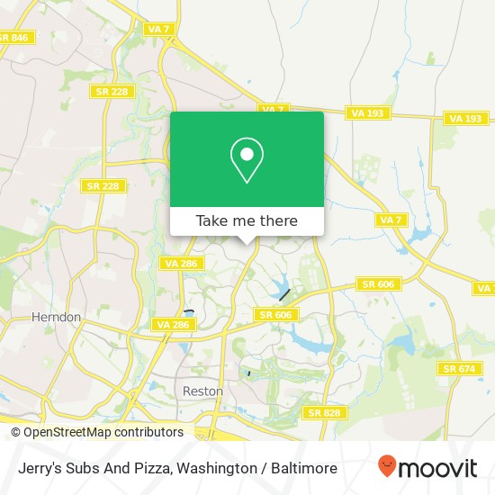 Jerry's Subs And Pizza map