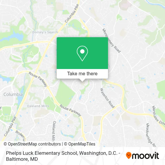 Phelps Luck Elementary School map