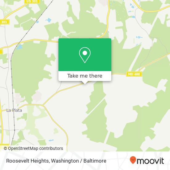 Roosevelt Heights map