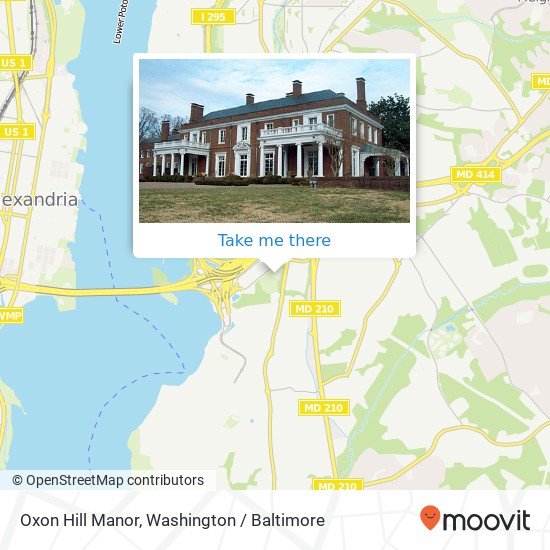 Mapa de Oxon Hill Manor