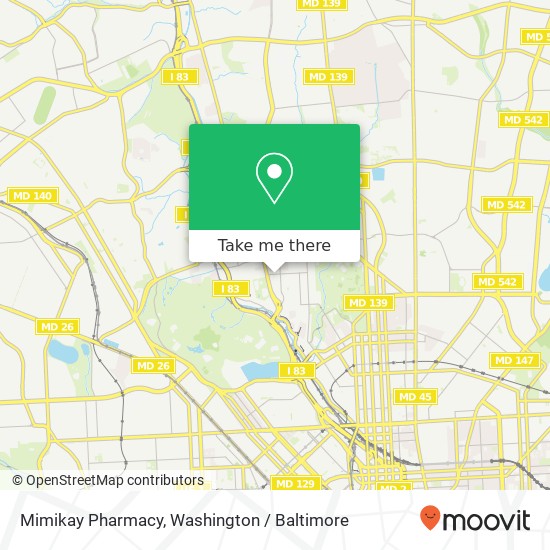 Mapa de Mimikay Pharmacy
