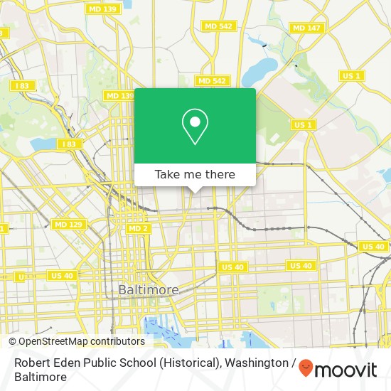 Robert Eden Public School (Historical) map