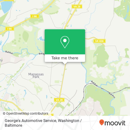 George's Automotive Service map