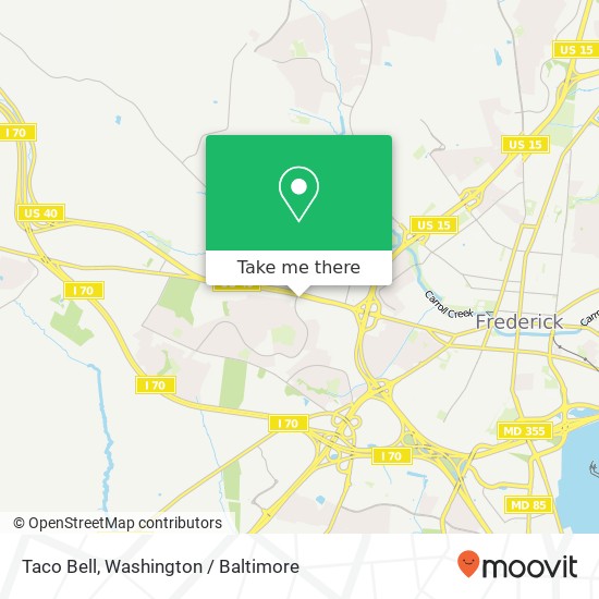 Taco Bell map