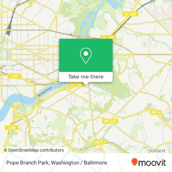 Mapa de Pope Branch Park