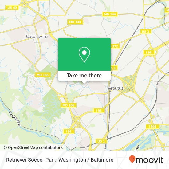 Retriever Soccer Park map