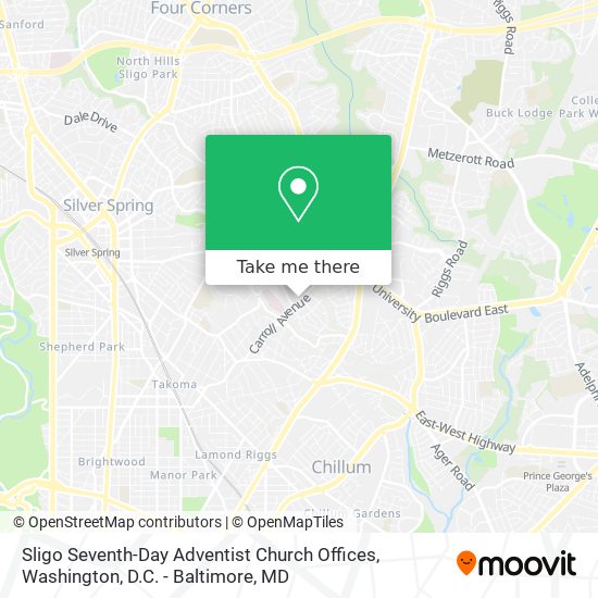 Sligo Seventh-Day Adventist Church Offices map