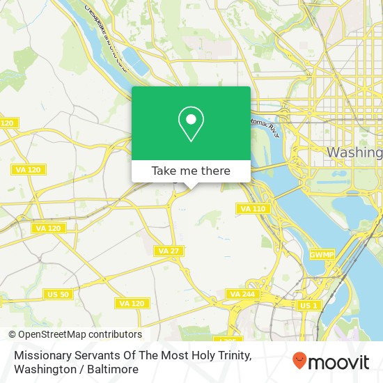 Mapa de Missionary Servants Of The Most Holy Trinity