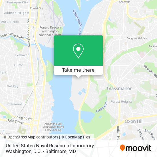 United States Naval Research Laboratory map