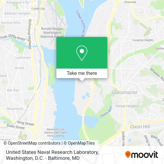 Mapa de United States Naval Research Laboratory
