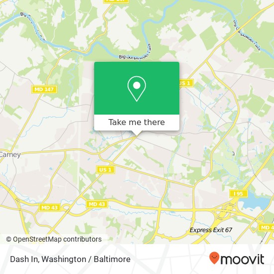 Dash In map