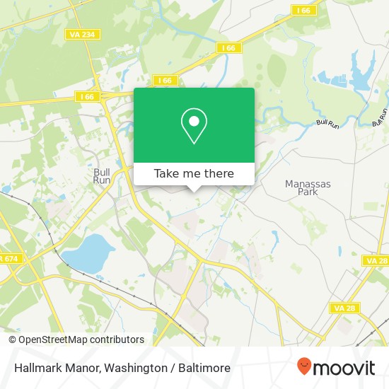 Mapa de Hallmark Manor