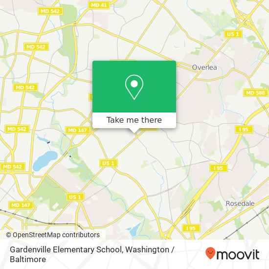 Gardenville Elementary School map