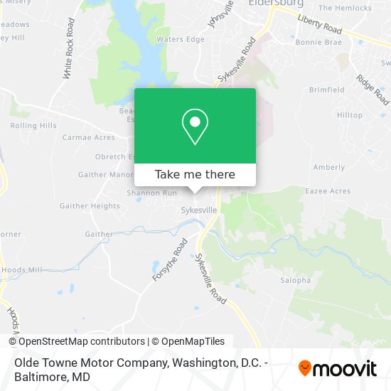 Olde Towne Motor Company map