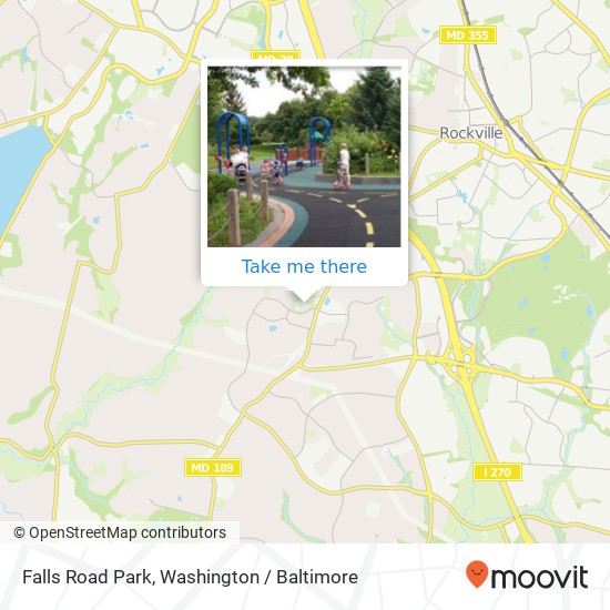 Falls Road Park map