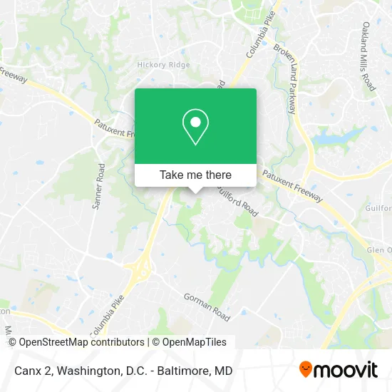 Canx 2 map