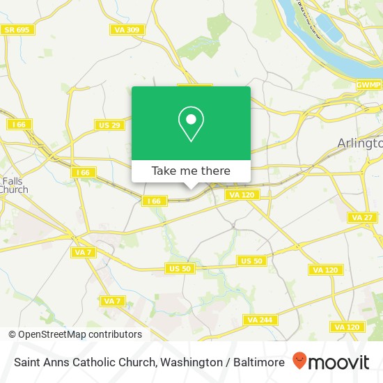 Mapa de Saint Anns Catholic Church