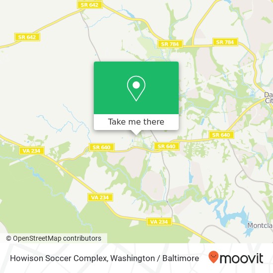 Mapa de Howison Soccer Complex