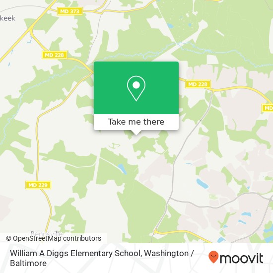 Mapa de William A Diggs Elementary School