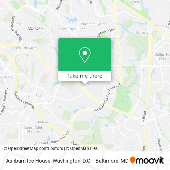 Mapa de Ashburn Ice House