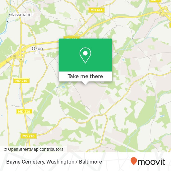 Bayne Cemetery map