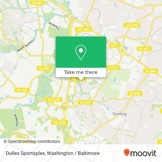 Mapa de Dulles Sportsplex