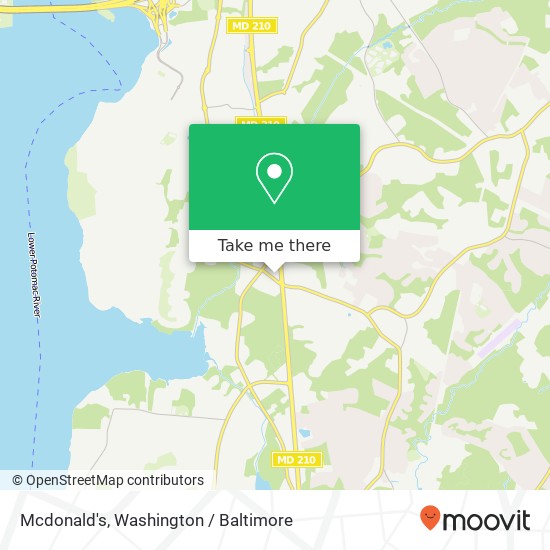 Mcdonald's map