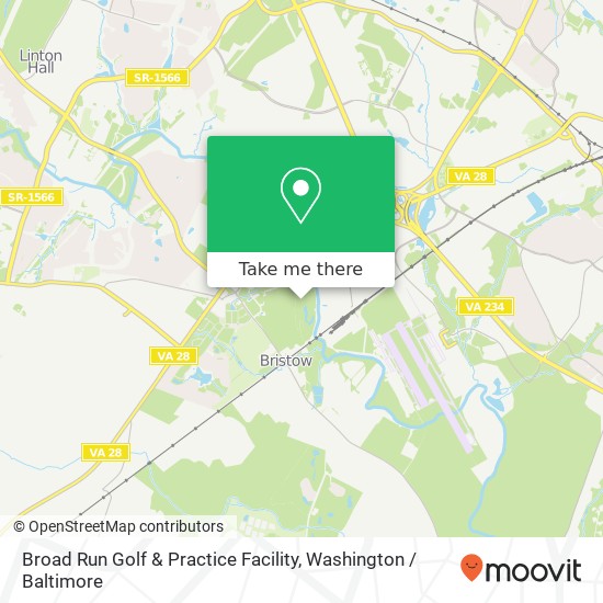 Broad Run Golf & Practice Facility map