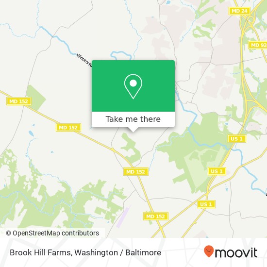 Mapa de Brook Hill Farms