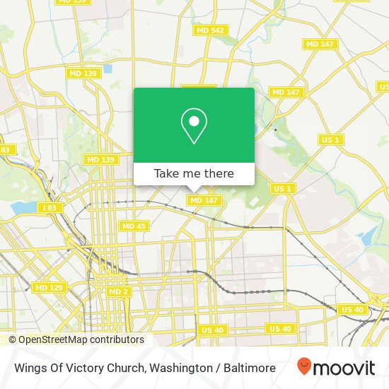 Wings Of Victory Church map