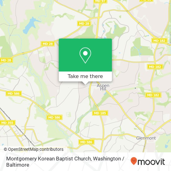 Montgomery Korean Baptist Church map