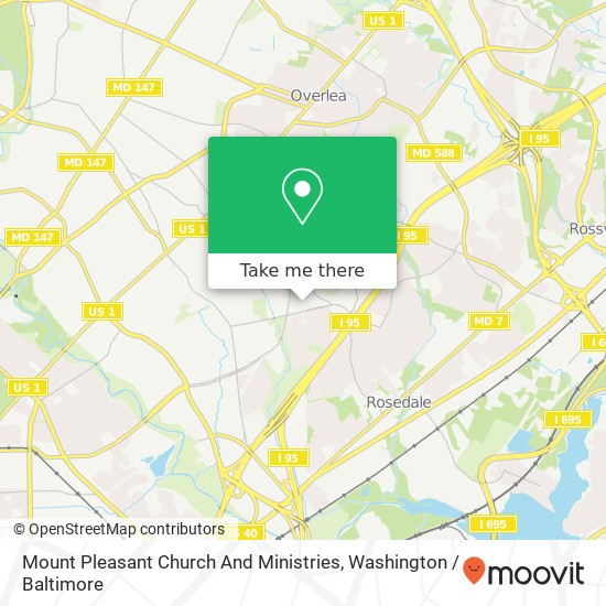 Mount Pleasant Church And Ministries map