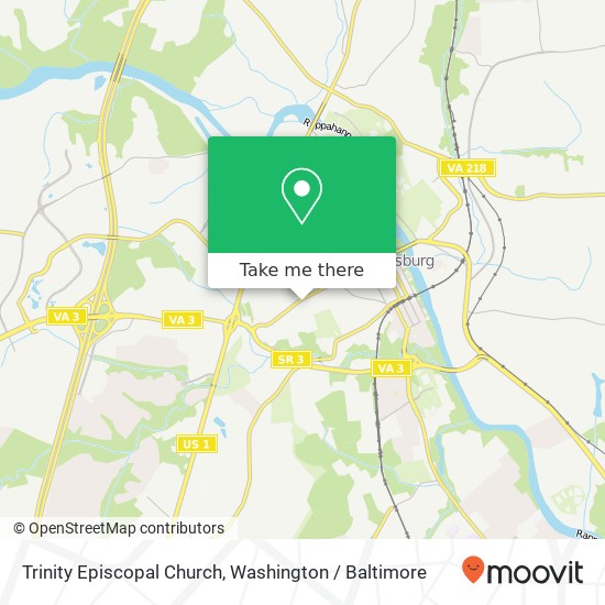 Mapa de Trinity Episcopal Church