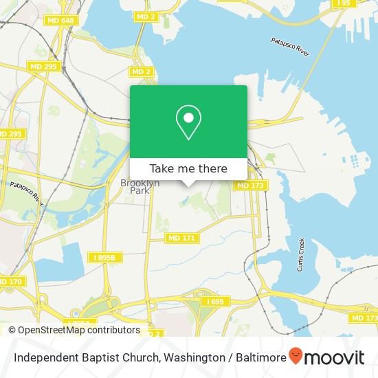Independent Baptist Church map