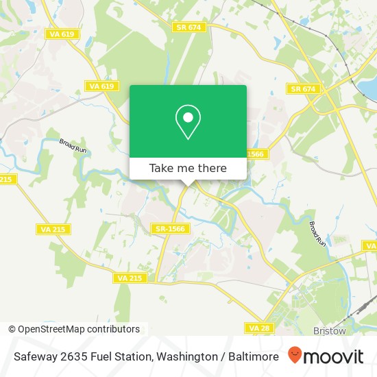 Mapa de Safeway 2635 Fuel Station