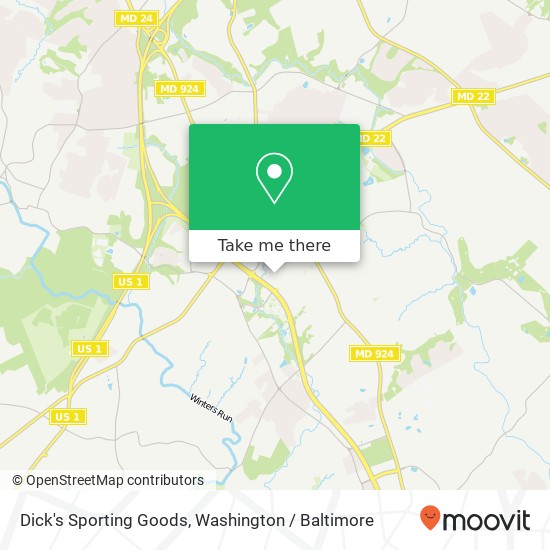 Mapa de Dick's Sporting Goods