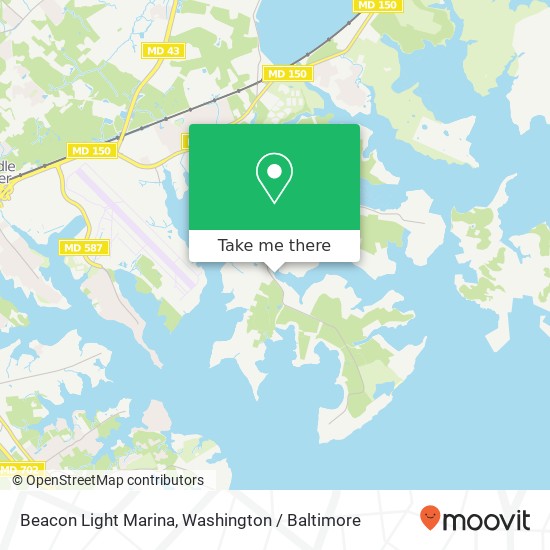 Mapa de Beacon Light Marina