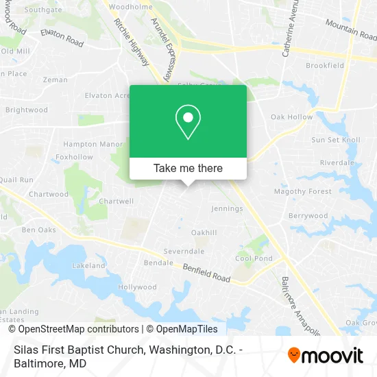 Silas First Baptist Church map